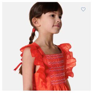 Jacadi Ruffle Smocked Dress